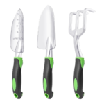 Garden Tools Set, 3 Pack Heavy Duty Gardening Tools Set Include Garden Shovel