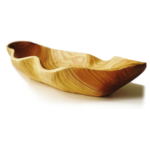 9.8 inches Acacia Wood divided Bowl