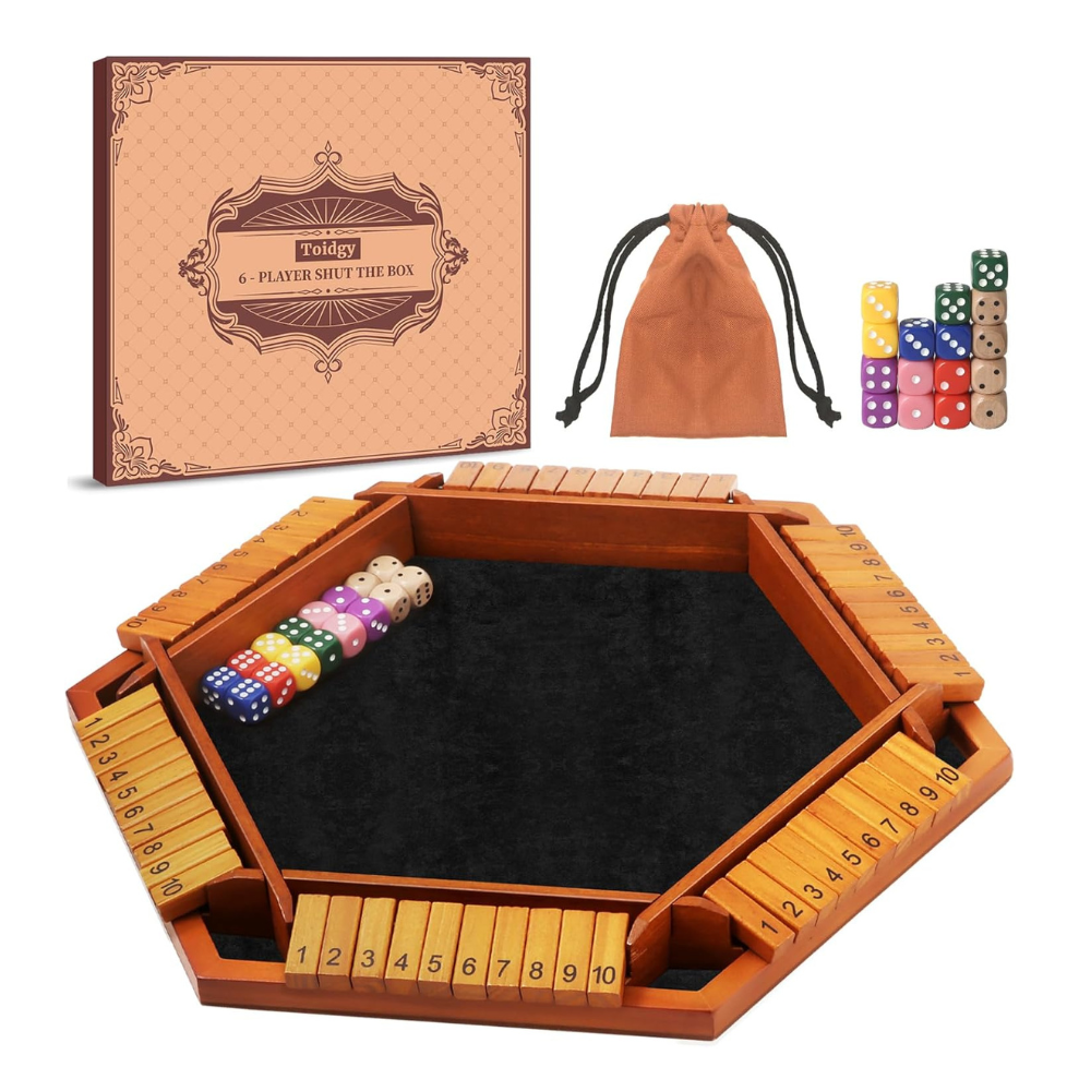 Untitled design - 2026-01-11T050824.190 1-6 Players Shut The Box Dice Games - Image 1