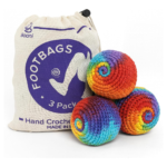 BOONI Handmade Crocheted Footbag- Pack of 3